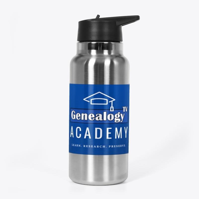 Genealogy TV Academy 32oz Water Bottle